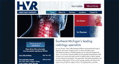 Desktop Screenshot of huronvalleyradiology.com