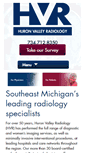 Mobile Screenshot of huronvalleyradiology.com